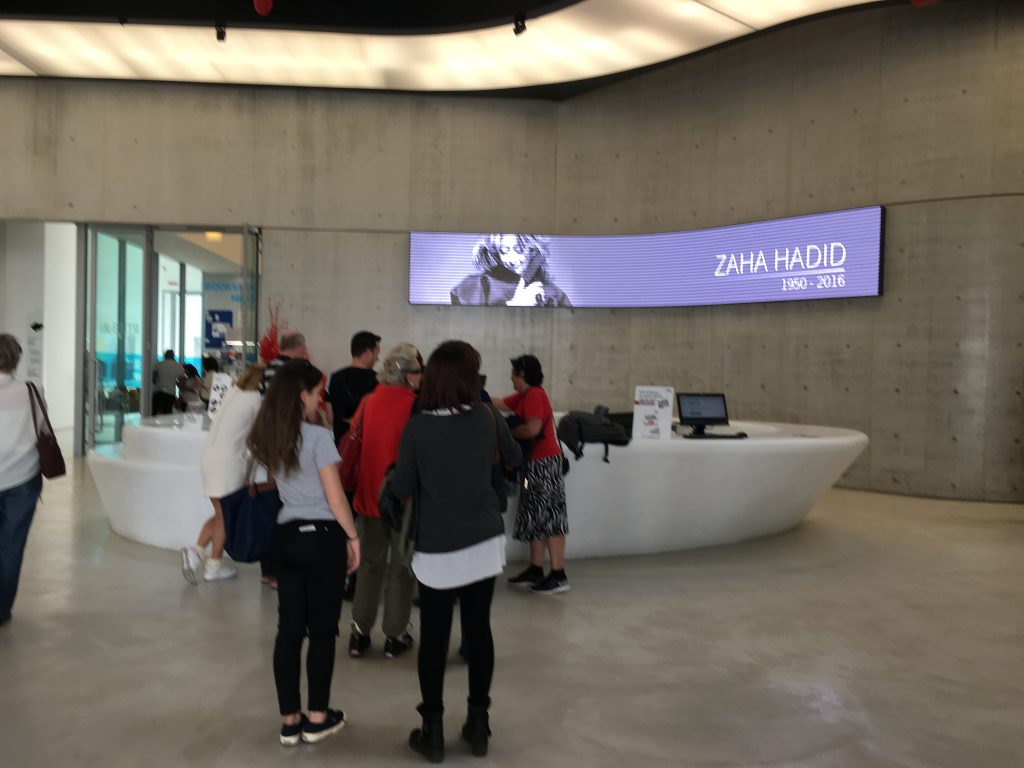 زها حديد في روما